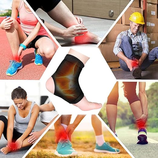 Vinaco Ankle Brace, 2 Pack Breathable & Strong Ankle Brace for Sprained Ankle, Stabilize Ligaments, Prevent Re-Injury, Ankle Braces for men & women with Adjustable Wrap, ankle support for men