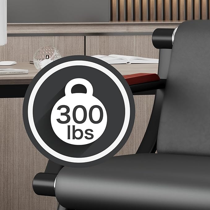 wonline Waiting Room Bench, Office Furniture Reception Chairs with Arms, Office Guest Chairs Set of 2, Leather Chairs is Suitable for Clinic,Airport,Hospital,Barber,Salon,Bank-3 Seat(Blank,2pcs)