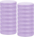 16 Pcs Round Floor Cushions for Kids, 15'' Plush Flexible Seating Pillows with Handles, Soft Chair Seats for Classroom Elementary Daycare Preschool Playroom Reading Corner Purple