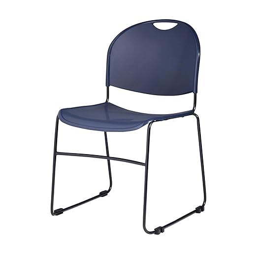 OEF Furnishings Multi-Purpose Ultra Compact Stack Chair (4 Pack)