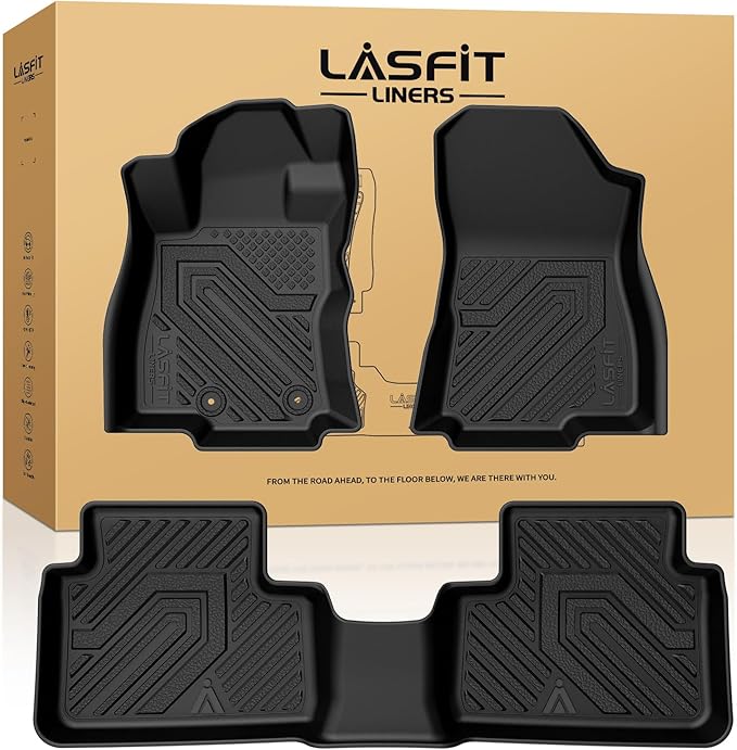 LASFIT Floor Mats for Subaru Forester 2026 2025 (Not Fit Hybrid & 2025 Wilderness), All Weather TPE Custom Fit Floor Liners for Subaru Forester 2025-2026 Base/Premium/Sport/Limited/Touring Car Mats