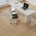Chair Mat for Hard Floors, tixpol 36" x 48" Office Chair Mat for Hardwood Floor, 0.08" Thicker Non-Slip Hard Floor Protector Desk Mat for Home, Vinyl Floor Mat for Kids & Pets - Not for Carpet (Clear)