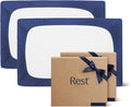 REST® Evercool®+ Cooling Fitted Sheet, Split King, Midnight Blue, 13’’Deep (Stretched up to 15’’) Silver Infused Cooling Bedding for Hot Sleeper and Night Sweat, for Fresh and Hygienic Sleep