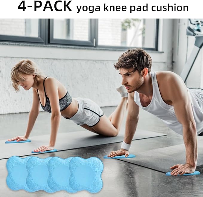 Yflingjie 2 packs Yoga Knee Pad Cushion Extra Thick for Knees Elbows Wrist Hands Head Foam Pilates Kneeling pad Yoga Knee Cushion Thick Exercise Pads for Knees Elbows Wrist Hands Head Foam Pilates Kneeling pad，Support Foam Pads for Women and Men