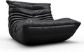 cebihy High-end Uncompressed Fireside Togo Chair, Bean Bag Chair, Foam Floor Sofa, Soft Lazy Lounge Sofa Couch, Armless Faux Leather Big Beanbag Accent Chairs for Living Room Bedroom Dorm Office