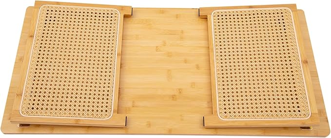 Japanese Floor Table Foldable Bamboo Low Table for Sitting on the Floor, Natural Coffee Table Minimalist Tatami for Home Office, Meditation & Tea Ceremony (Easy Storage) (39.3*18.89*13.77Inch)