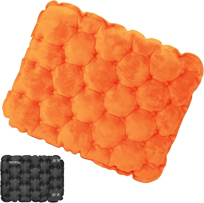Eulant Lightweight Inflatable Air Seat Cushion - Portable Travel Cushion, Suitable for Camping, Hiking, Climbing, Bleacher, Home and Office