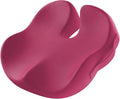 ProtoArc Seat Cushion, Office Chair Cushion for Sciatica, Coccyx Cushion, Ergonomic Memory Foam Seat Cushion for Car, Home, Pressure Relief Pad for Hip, Tailbone, All Day Comfort - Rose