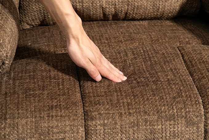 27in Extra Wide Recliner Chair for Big Man 400lbs, 4-Motor Power Lift Recliner Chair with Heat and Massage, Overstuffed Lay Flat Recliner with Hidden Cup Holder for Elderly, Brown