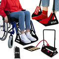 Premium Foot Hammock for Plane Travel – Wheelchair Foot Sling Replacement Foot Hanger for Flights Portable Foot Rest for Air Travel Memory Foam Leg Rest Under Desk Foot Hammock Travel Gift Men Women