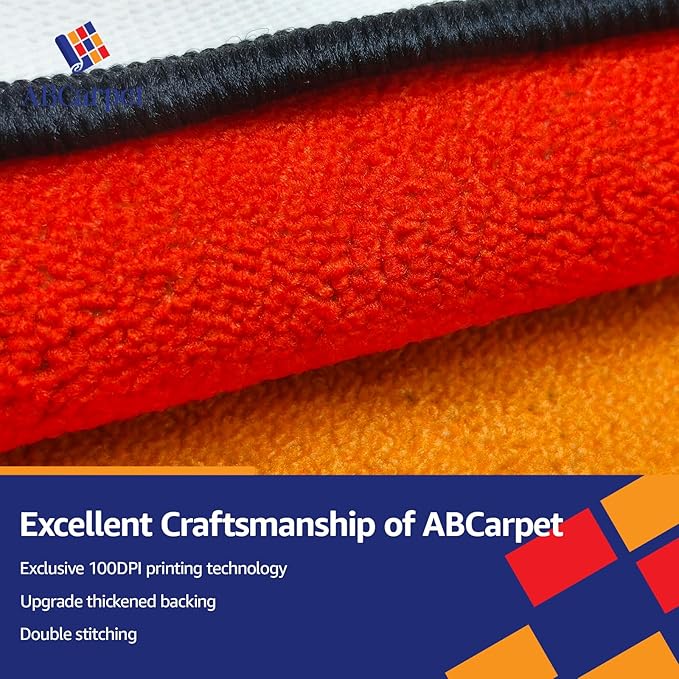 Classroom Rug Carpet 24 Seats for Elementary Prechool Daycare Nursery Playroom Game Room Homeschool Library Reading Activity Non Slip Soft Foldable Rolling Packing 7.5 x 13 ft