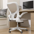 Monhey Office Chair Ergonomic Desk Chair with Lumbar Support&Headrest&Flip-up Arms Height Adjustable Rocking Swivel High Back Computer Chair Multi-Angle from 90° to 125° with 350LBS Capacity (01Khaki)
