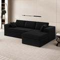 Extra Firm 108” Cloud Boneless Couches for Living Room,Modular Sectional Cloud Couch with Deep Seat, High-Resilience Foam/Sag-Resistant/Keeps its Form, No Assembly Required (Right-Facing Chaise) | Quick Assembly, Extra Firm Support, Not easily collapsed