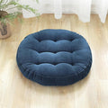 SK Studio Meditation Floor Pillow, Large Floor Cushions, Round Floor Cushion Seating for Adults Kids, Classroom Furniture Floor Pillow for Yoga Living Room, Navy Blue, 13" W x 13" L (Pack of 1)