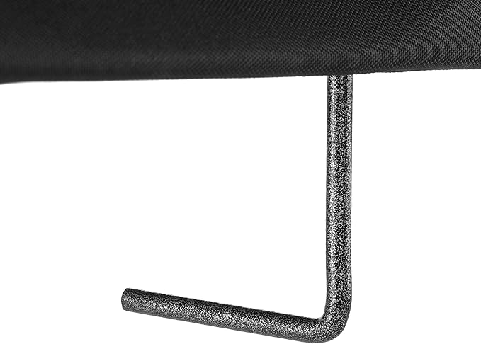 Cascade Mountain Tech Portable Folding Steel Stadium Seats for Bleachers , Black, Regular - 17"