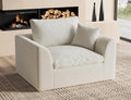 ohllob 48.6" Single Sofa, Small Boneless Couches for Living Room, Cloud Couch for Bedroom, Office, Warm White