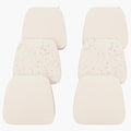 17'' x 16'' x 2.5"Thick Chair Cushions for Dining Chairs, 6 Pack WaterProof Easy Clean Kitchen Chair Pads with Ties and Non-Slip Backing - 30D High Elastic Foam Soft Kitchen Chair Cushions