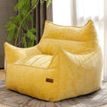 Giant Bean Bag Chair, Beanbag Chairs for Adults, Teens & Kids, Comfy Sofa Chair with Handle & Filling for Living Room, Reading & Gaming, Non-Slip(Yellow-XL)