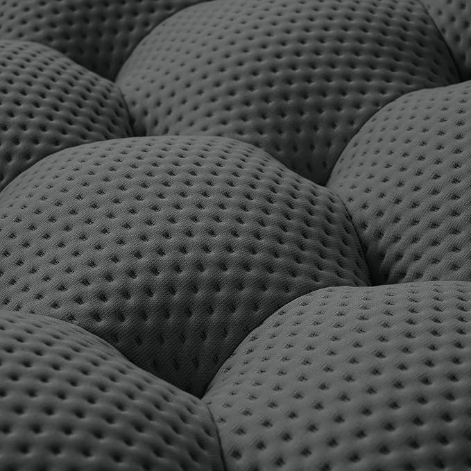JACH Bubble Sofa Curved Couch Set, Comfy Upholstered Sofa, Mesh Fabric 3D Honeycomb Shape Modern Couches for Living Room, Apartment (Grey, 1 Seater, 2 Seater, 3 Seater, Ottoman)