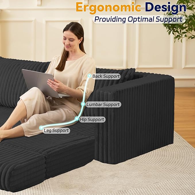 HABUTWAY Folding Sofa Bed, 2 in 1 Convertible Sleeper Chair with 2 Pillows, Portable Fold Out Chair Bed with Armrest, Comfy Floor Couch, Lazy Sofa for Living Room Bedroom Dorm Home Office, Black