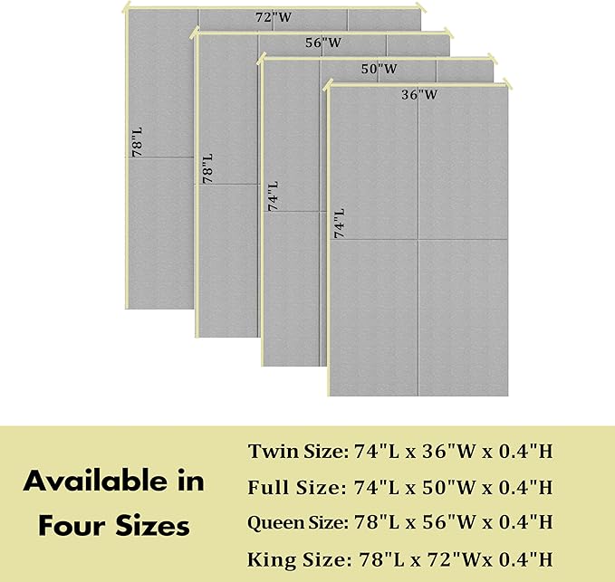 VTWAZAST Bunkie Board King Size, Bed Support Under Mattress, Low Profile Bed Board, Light and Thin, Breathable, Noise Minimizing, Moisture Resistant Bunkie Boards