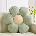 Flower Pillow Flowers Shaped Pillow Cushion Decorative Daisy Pillow for Bed Cute Throw Pillow Flower Floor Pillow Soft Seat Cushion Sage Green Cushion 15.7"