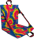 Crazy Creek Original Chair Perfect for Stadium Seats, Camping, Hiking & More, Comfort on All Terrains, Adjustable Straps, Lightweight Design, Water-Resistant Blue Tie Dye