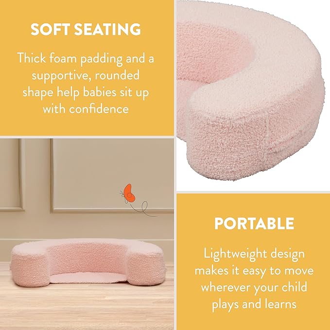 Back2School Express Sit 'n' Support Cushion, Floor Seat, Pink