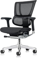 Ergohuman Eurotech ME3ERG-XTREME Mid Back Mesh Office Chair with Tilt Tension Control, Tilt Lock, Back Angle, Back Height, Synchro Tilt, Seat Height, Seat Depth, and Arm Height Adjustments