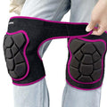 Gardening Knee Pads, Men & Women Knee Pad for Flooring Cleaning, Adjustable Soft Pink Kneepads for Kneeling Weeding Planting Mechanic Yard Work, Waterproof and Safety for Worker, Rose Red Extra Large. (1 Pair)
