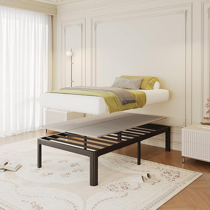 VTWAZAST Bunkie Board Twin Size, Bed Support Under Mattress, Low Profile Bed Board, Light and Thin, Breathable, Noise Minimizing, Moisture Resistant Bunkie Boards
