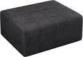 Furnimart 41" Big Oversized Ottoman for Modular Sectional Sofa Bed, Modern Boneless Large Ottoman Compression Footstool Cloud Couches for Living Room, No Assembly Corduroy Black