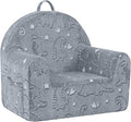 MeMoreCool Comfy Toddler Chair for 1-3 Years Old, Glow Dinosaur Kids Reading Chair, Soft Plush Toddler Armchair, Cozy Foam Lounge Kids Armchair for Baby Room, Living Room, Playroom, Reading Nook