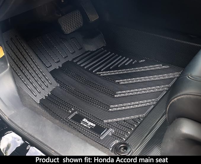 Compatible for 2018-2022 Honda Accord Floor Mats & Cargo Liner All Weather Car Floor Mats for 2018 2019 2020 2021 2022 Honda Accord Accessories