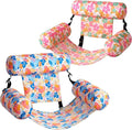 SLOOSH Inflatable Pool Floats Adult,2 Packs Floating Lounge Chairs,Blow up Pool Noodles for Adult Heavy Duty,Floating Chair for Party Summer Water Beach Lake Fun