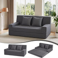 MeMoreCool Folding Sofa Bed Queen – Corduroy Convertible Foam Sleeper Chair, Fold-Out Futon Couch Bed | Machine Washable | High-Density Foam | Guest & Living Room Seating