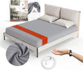 Tier One Home Fitted Grounding Sheets for Earthing, 5% Silver Fiber + 95% Certified Organic Cotton for Better Sleep and Pain Relief. Deep Pockets. Includes Grounding Wristband & Cords (Queen)