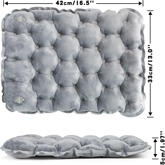 Eulant Lightweight Inflatable Air Seat Cushion - Portable Travel Cushion, Suitable for Camping, Hiking, Climbing, Bleacher, Home and Office