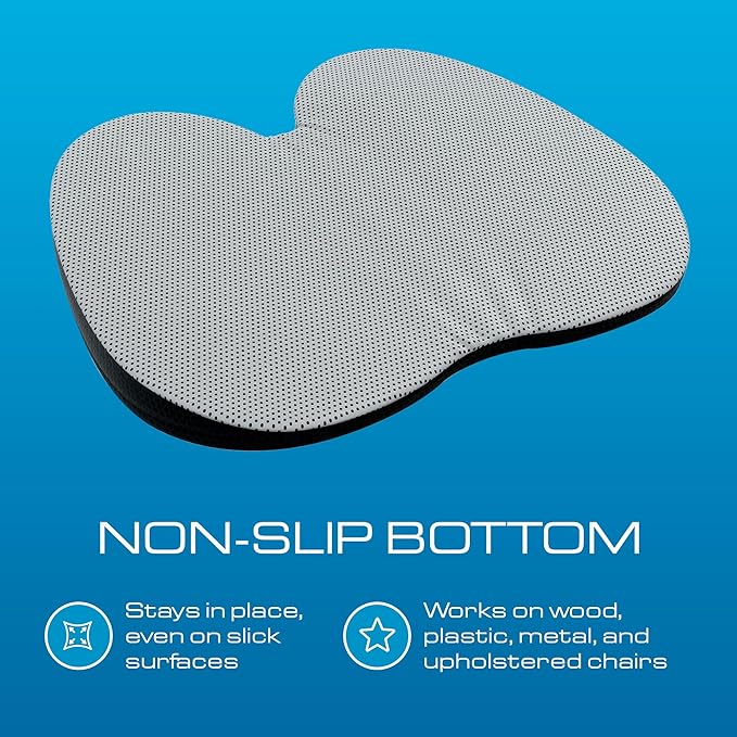 Kolbs, Seat Cushion, Stylish Plush Velvet Cover (Ergonomic)