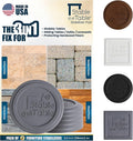Stable the Table-6 Pack-Grey Round, Furniture Leveler & Riser, Anti-Slip Sofa Gripper for Hardwood Floors, Floor Protector, Stacking Furniture Pad, Bed, Desk, Couch & Table Stabilizer, Made in USA