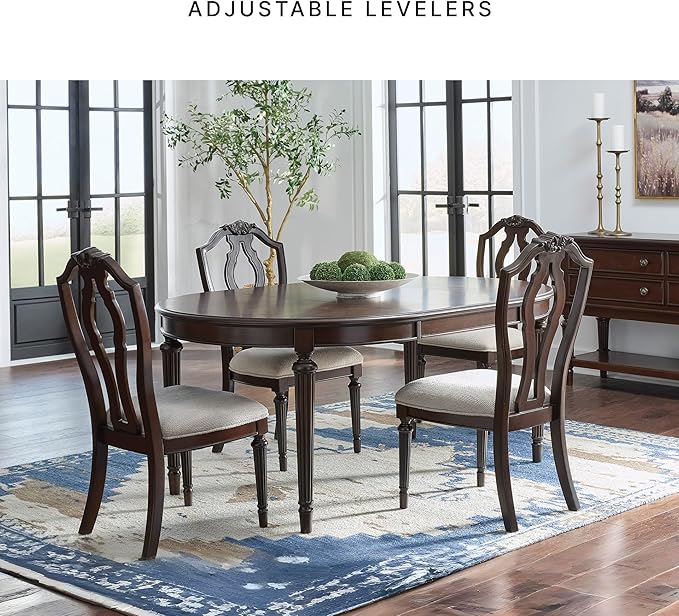 Signature Design by Ashley Lavinton Traditional Upholstered Dining Chairs - Tan (Set of 2)