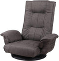 FLOGUOR 360 Swivel Gaming Chair 14-Position Adjustable Folding Floor Sofa with Armrests Lounger Bed for Home & Living Room Chaise Lounge Indoor for Adults QL201CO
