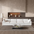 WJShome Modular Sectional Sofa Couch,Down Filled Cloud Couch,Oversized 4 Seater Minimalist Sofa,157.32inch Convertible Deep Seat Couches for Modern Living Room,Cover Removable & Washable