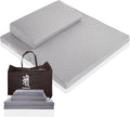 ZenBless Zafu and Zabuton Meditation Cushion Set,Yoga Meditation Floor Pillow,Large Square Meditation Mat and Pillow Set for Sitting on Floor(23.6")