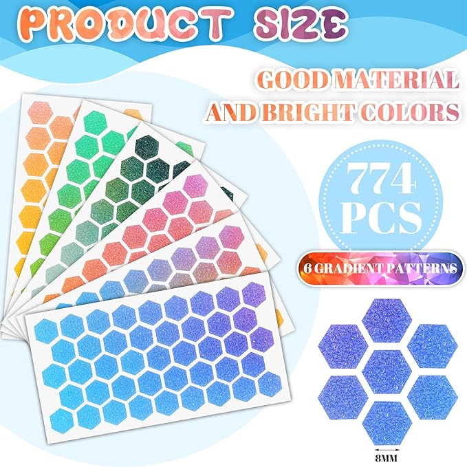 Gersoniel 18 Pieces Anxiety Sensory Stickers Textured Strips Toys Anti Stress Tactile Rough Sensory Strips Adhesives Anxiety Relief for Adults Teens Office Desk Classroom(Fresh Style)