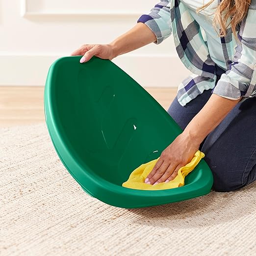 ECR4Kids Leaf Floor Seat, Rocker Chair, Green, 6-Piece