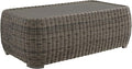 CHITA Patio Wicker 3-Seater Sofa with Removable Cushion, Backyard Rattan Chair for Sunrooms, Patios, Decks, Fully Assembled