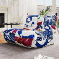 Selyteramy Oversized Bean Bag Chairs for Adults, Giant Beanbag Chair with Memory Foam, Comfy Lounge Chair Lazy Sofa for Apartment, Living Room, Bedroom, Office(Knit Fabric)