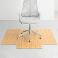 Anji Mountain Office Chairmat Thickest & Sturdy Bamboo Chairmats Highly Premium Quality Anti-Slip Heavy Duty for Multi-Purpose Hardwood Floor Office & Home Floor Protector Office Chair mat-5mm Thick