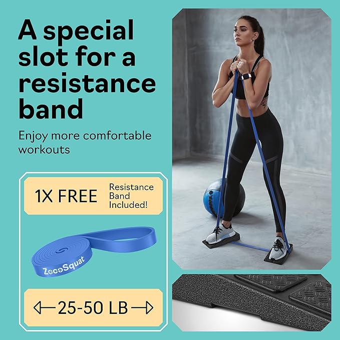 Squat Wedge - Squat Wedge Block 960 LBS Capacity - Slant Board for Calf Stretching with 5 Adjustable Angles - Calf Stretcher Slant Board - Yoga Blocks - EPP Material for Ankle Mobility & Physical Therapy